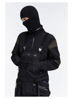 A man wearing The 0107 Urban Waterproof Jumper By Clotechnow - Techwear Shop