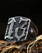 Nocturne 13 Signet Ring — product view 6