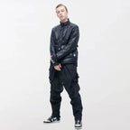 Black Efficient Insulated Techwear Jacket - Clotechnow