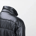 Details of the Black Efficient Insulated Techwear Jacket - Clotechnow