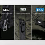Details of the Black Efficient Insulated Techwear Jacket - Clotechnow
