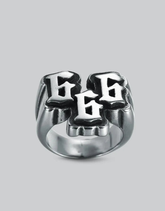 Hexmark 666 Statement Ring — product view 1