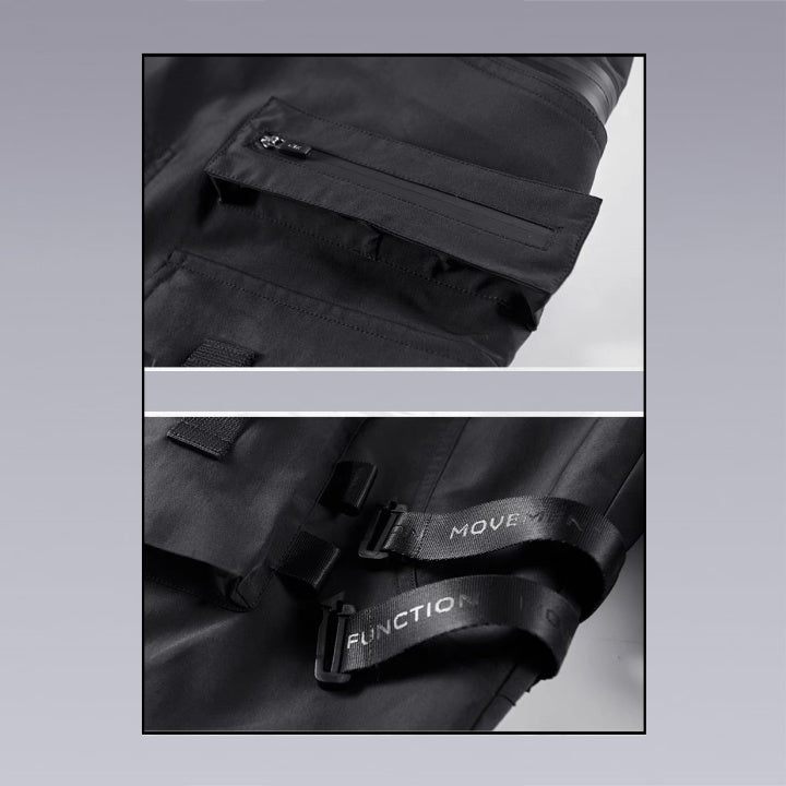 Clotechnow Multi-Pocket techwear Pants are perfect if you are looking for a budget-friendly pair of tactical pants. These shorts have six pockets total, two of which are on the side while another couple of pockets are on the butt area. This pair of tactical pants also come with a removable webbing belt and have a zipper pocket which closes tight at the top. These pants are machine washable and can be dried using the tumble dryer. If you are looking for tactical pants, this one is perfect.