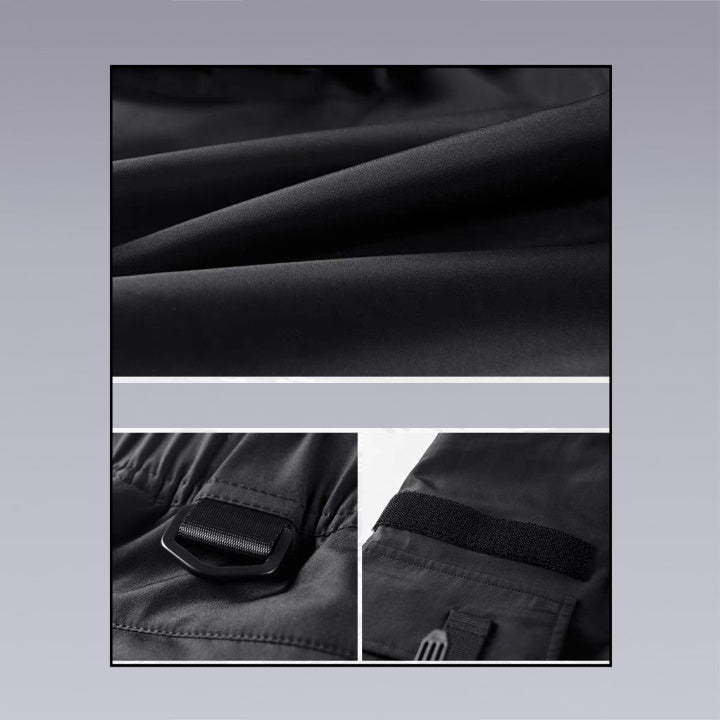 Clotechnow Multi-Pocket techwear Pants are perfect if you are looking for a budget-friendly pair of tactical pants. These shorts have six pockets total, two of which are on the side while another couple of pockets are on the butt area. This pair of tactical pants also come with a removable webbing belt and have a zipper pocket which closes tight at the top. These pants are machine washable and can be dried using the tumble dryer. If you are looking for tactical pants, this one is perfect.