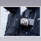 Our unique design with high waterproof fabric, modern custom waterproof and windproof jacket fabric, built-in elastic cord adjustment, high-quality Velcro to adjust the cuffs, double symmetrical pockets on the chest with waterproof laminated zipper - Clotechnow
