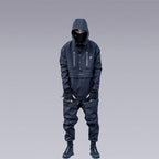 Our unique design with high waterproof fabric, modern custom waterproof and windproof jacket fabric, built-in elastic cord adjustment, high-quality Velcro to adjust the cuffs, double symmetrical pockets on the chest with waterproof laminated zipper - Clotechnow