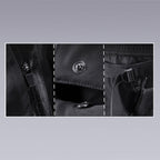 techwear pants overalls in black color