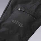 Zip up close up image of The new version of the VIP X-21 TECHNICAL WEAR PANTS Front Side - By Clotechnow
