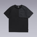The VIP URBAN Black Techwear T-SHIRT Front Side