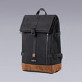 Japanese backpack in black and khaki color