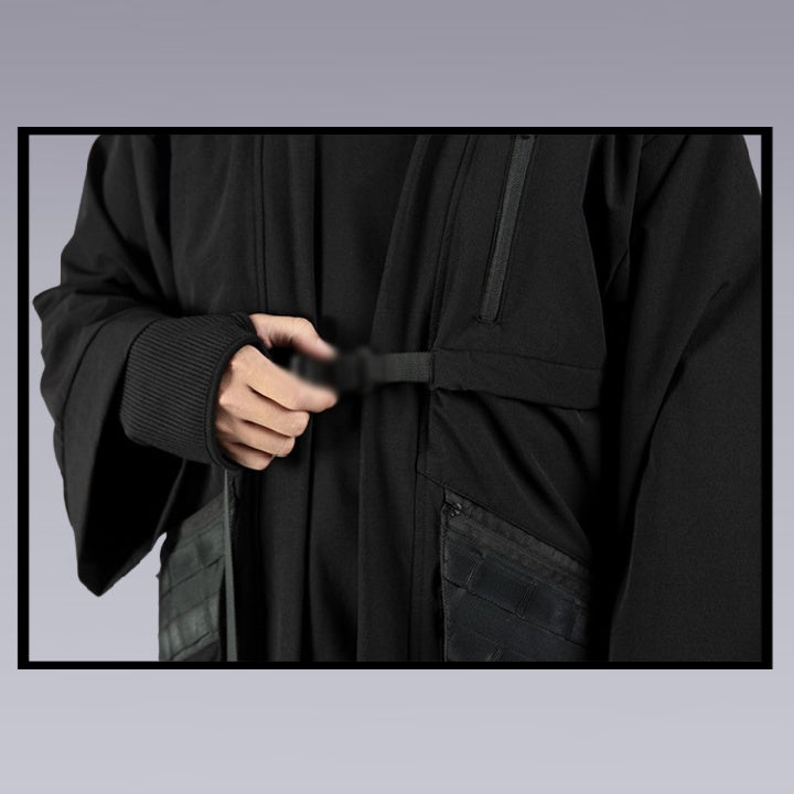 Techwear Ninja Black Kimono | Clotechnow