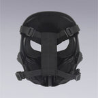 The straps of the punisher techwear mask