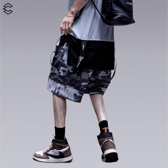 Live the best of both worlds with these reversible streetwear shorts. With one side dark and one light, you'll never want to take them off once they snag your attention. Crafted in sleek sweat absorbent breathable material that keeps you cool through any rollercoaster ride on life!  Dare to be different?