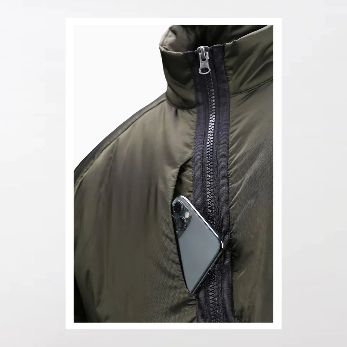 Details Of The Cotton-Padded Techwear Jacket - Clotechnow