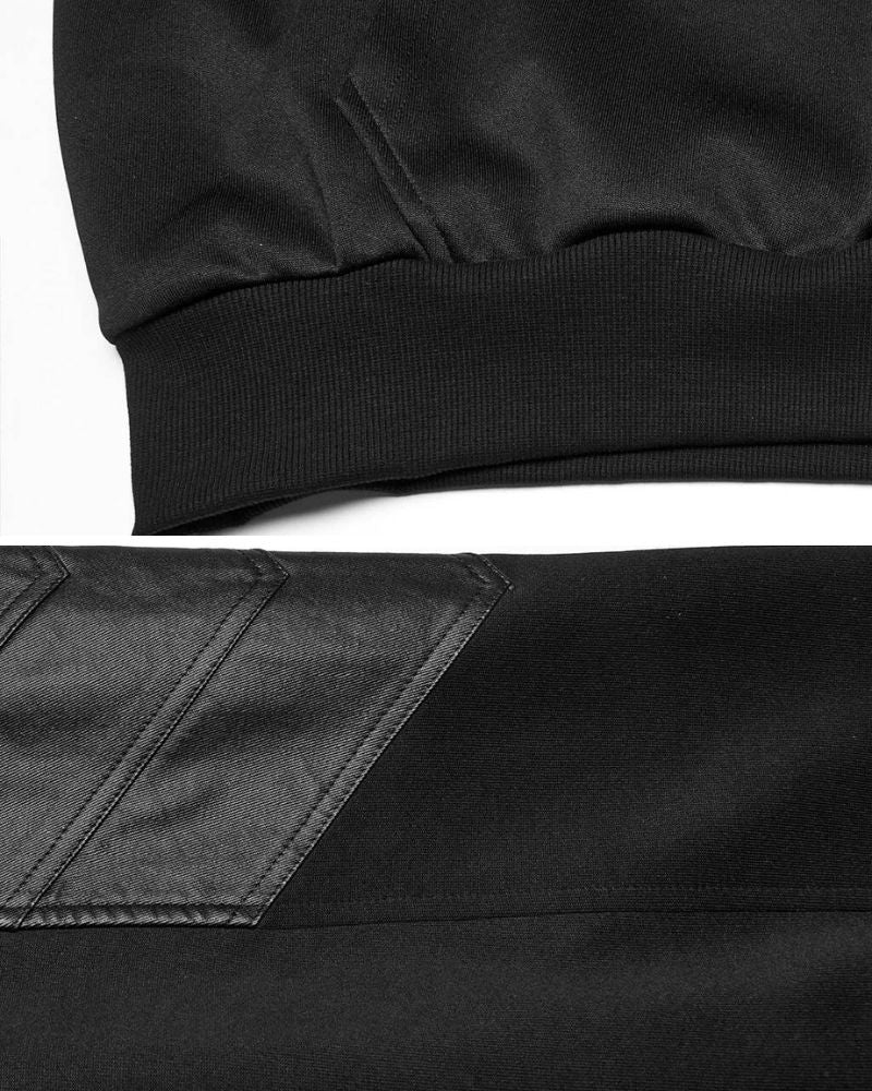 Armored Oversized Pullover Hoodie - Cyberpunk Techwear