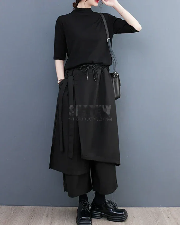 Sculpted Hakama Pants — product view 7