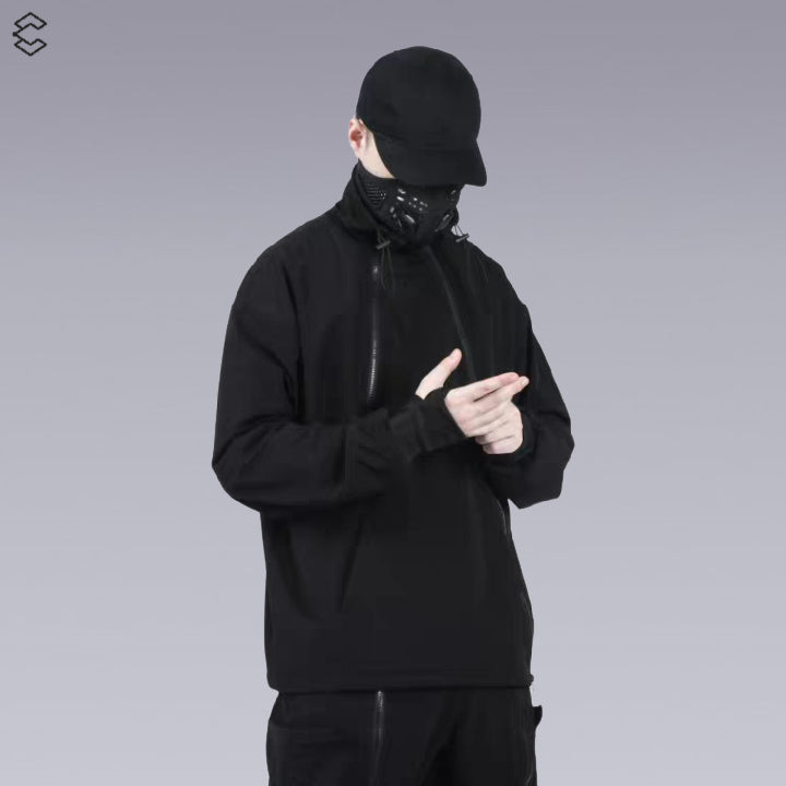 MANDALORIAN TECHWEAR ZIPUP SWEATER -Techwear Shop - Clotechnow