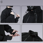 MANDALORIAN TECHWEAR ZIPUP SWEATER -Techwear Shop - Clotechnow