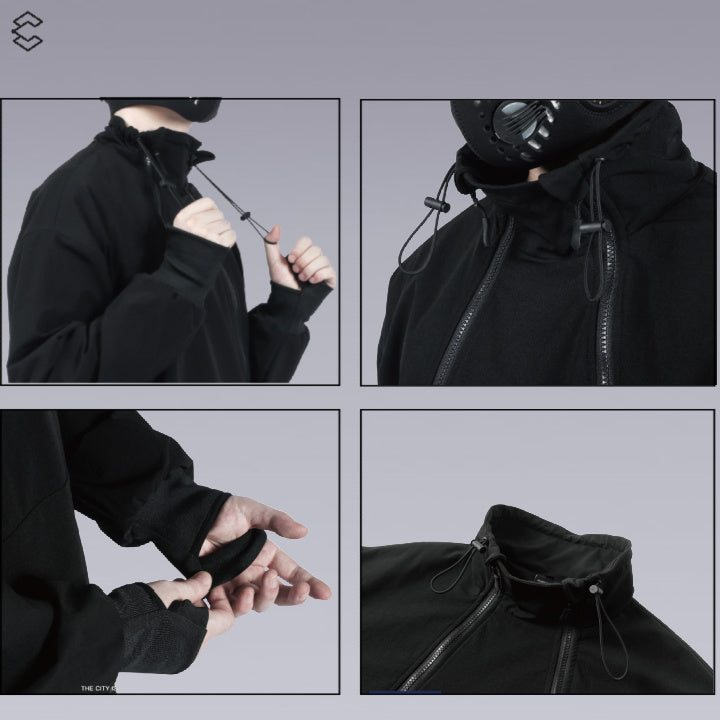 MANDALORIAN TECHWEAR ZIPUP SWEATER -Techwear Shop - Clotechnow