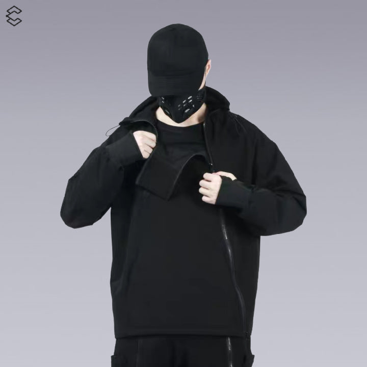 MANDALORIAN TECHWEAR ZIPUP SWEATER -Techwear Shop - Clotechnow