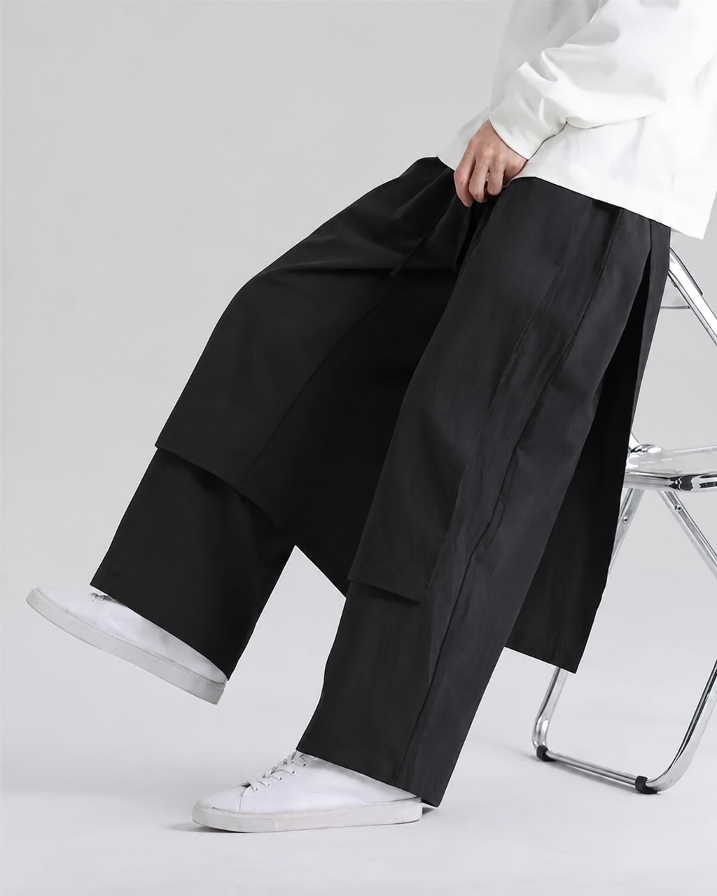 Aerial Drape Hakama Pants — product view 6