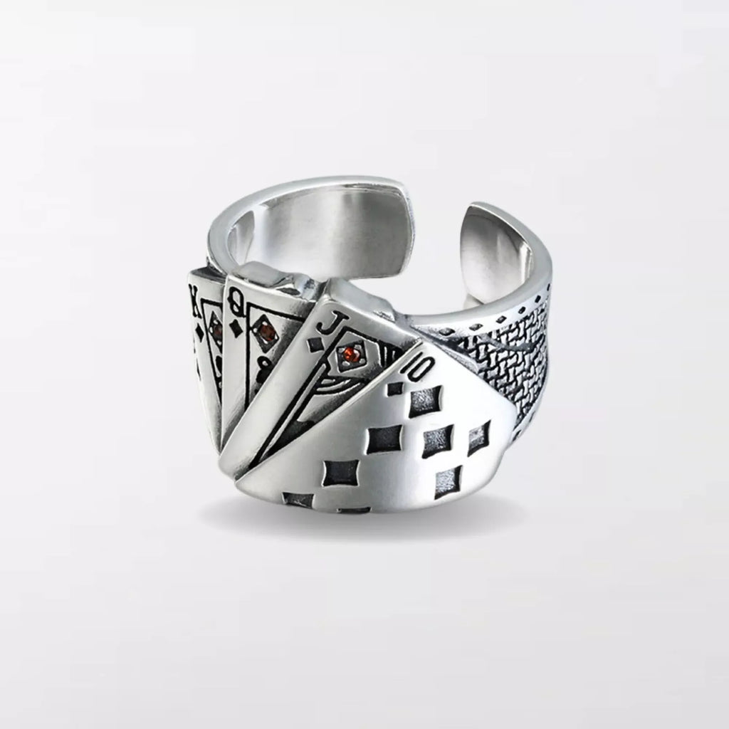 Poker Sterling Silver Ring By Clotechnow Brand - Clotechnow
