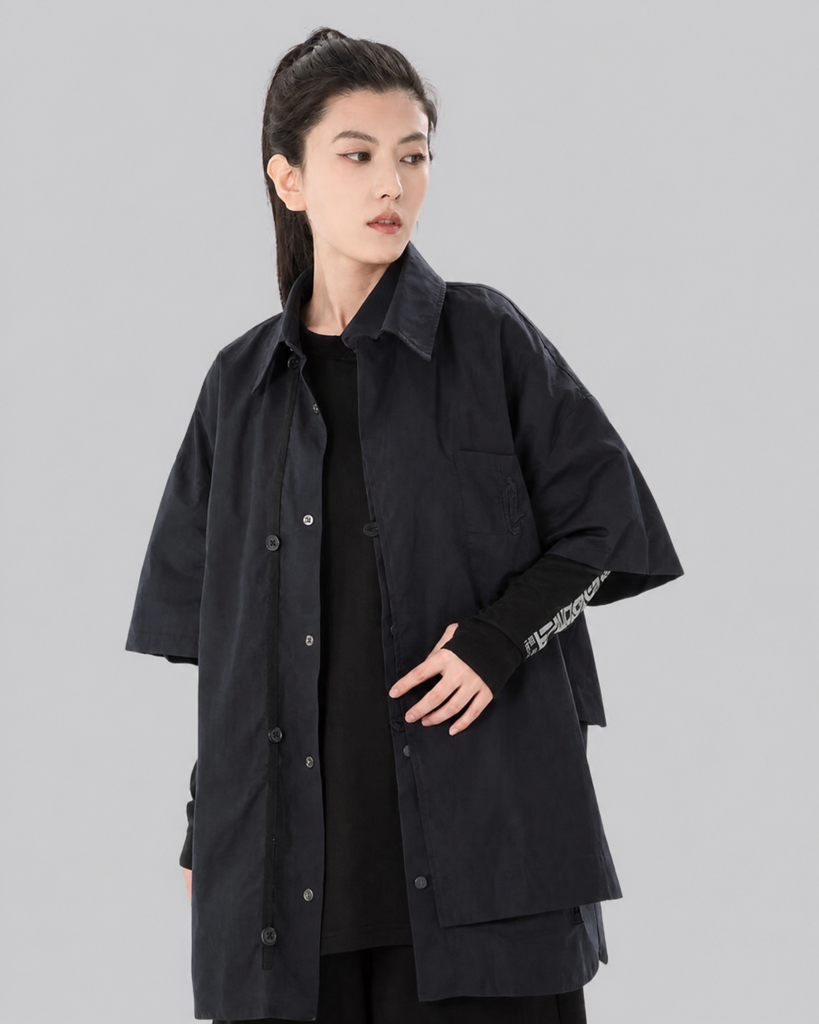 Chromatic Dusk Kimono — product view 5
