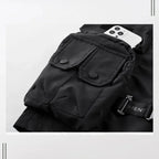 The Black S/23 Functional Multi Pocket Shorts By Clotechnow