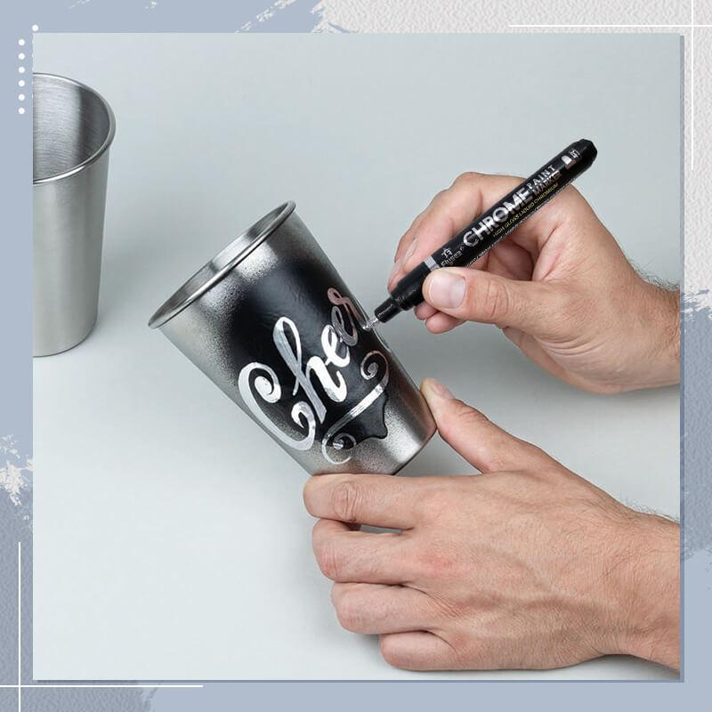 CLOTECH Silver Mirror Marker