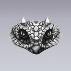 OPHIDIAN PURE SILVER RING - Clotechnow