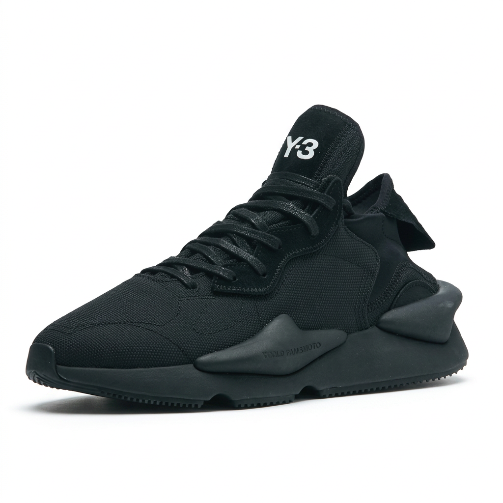 Y-3 Yamamoto Techwear Shoes in black color