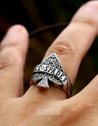 Spade Signal Signet Ring — product view 3