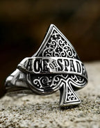 Spade Signal Signet Ring — product view 5