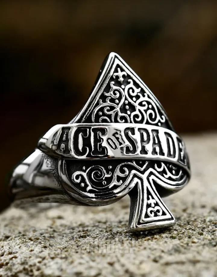 Spade Signal Signet Ring — product view 5