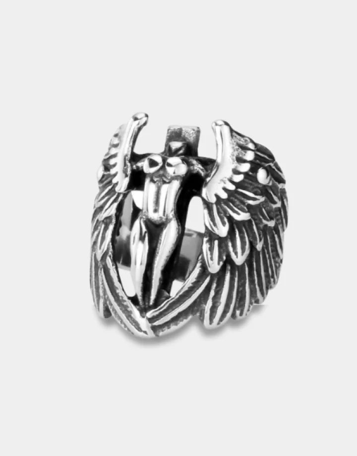 Aurelia Feather Ring — product view 1