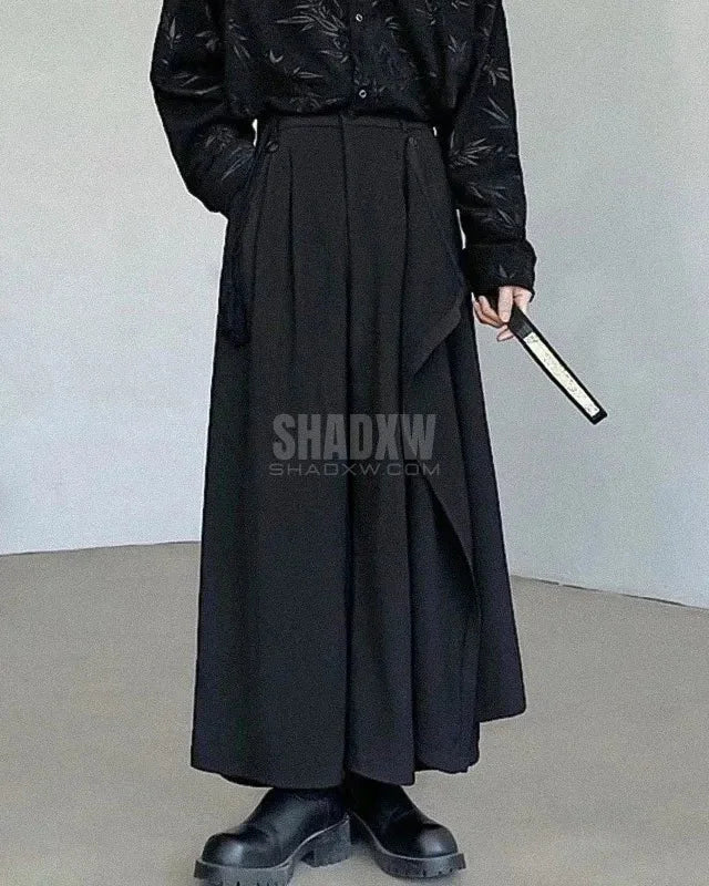 Asymmetric Layer Hakama Pants — product view 4