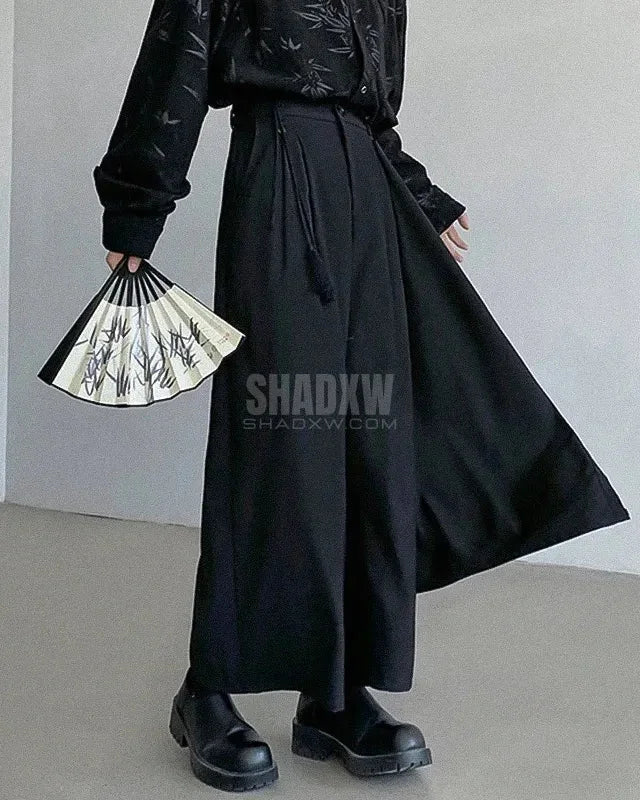 Asymmetric Layer Hakama Pants — product view 6