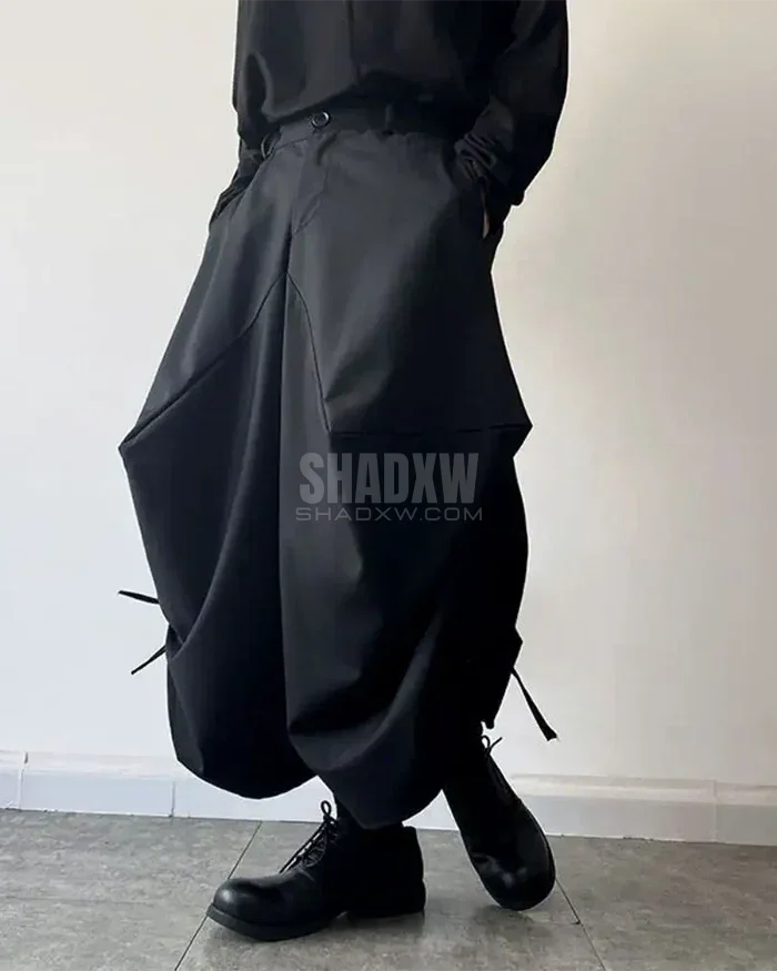 Overscale Baggy Hakama Pants — product view 6