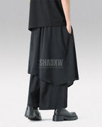 Monochrome Divide Hakama Pants — product view 3