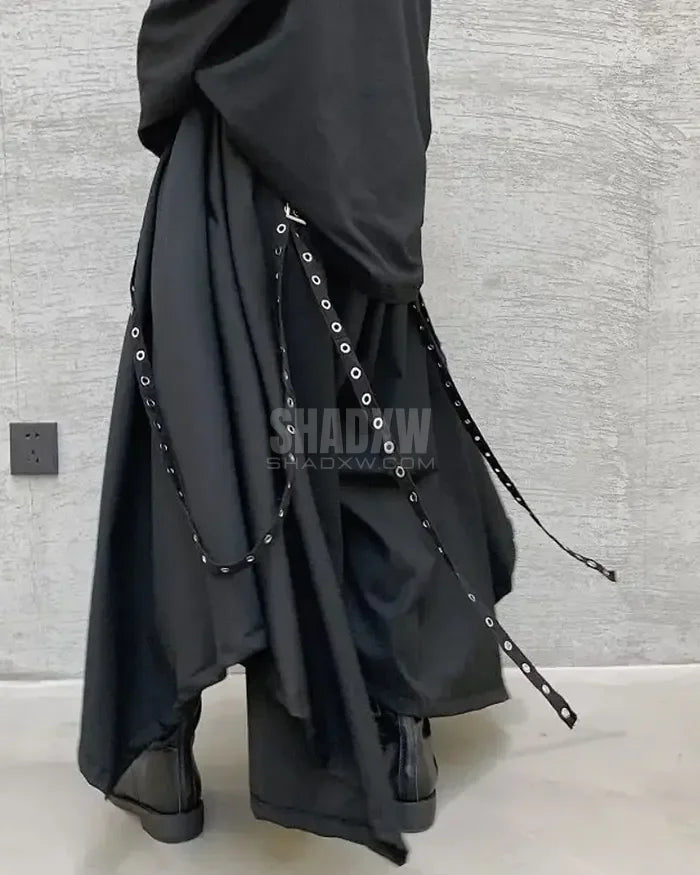 Nocturne Black Hakama Pants — product view 3