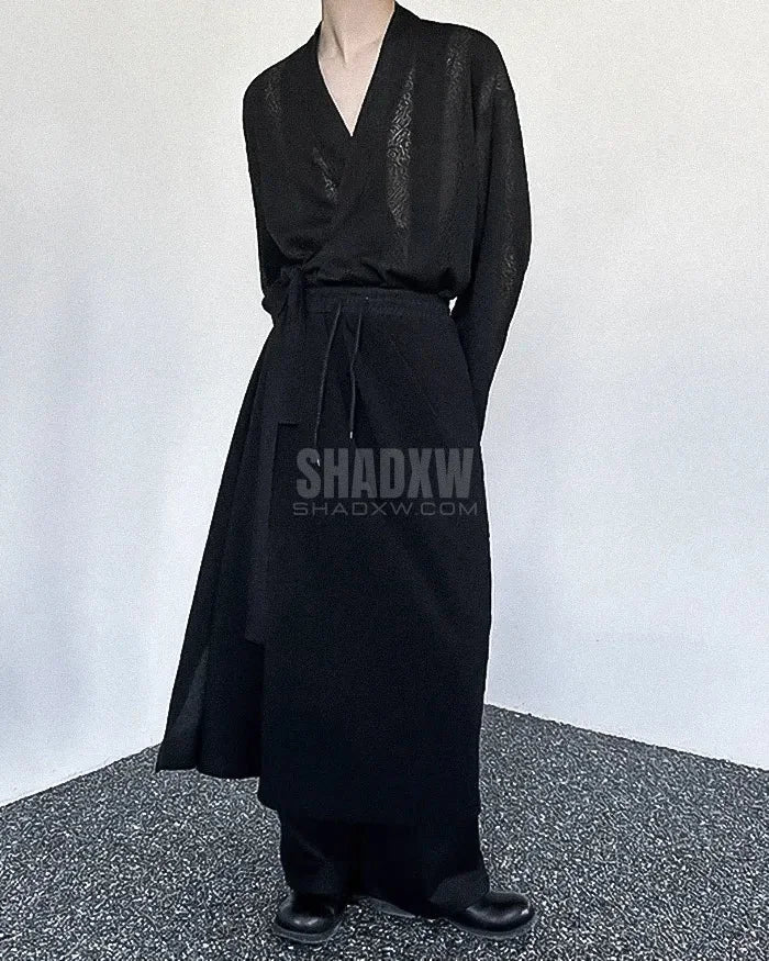 Kuro Frame Hakama Pants — product view 4