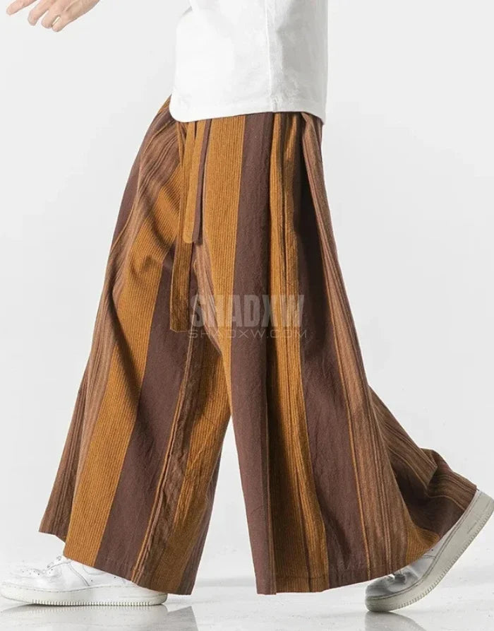 Earth Tone Hakama Pants — product view 2