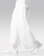 Clotechnow Ivory Flow Hakama Pants in white with a wide-leg draped silhouette and lightweight fabric