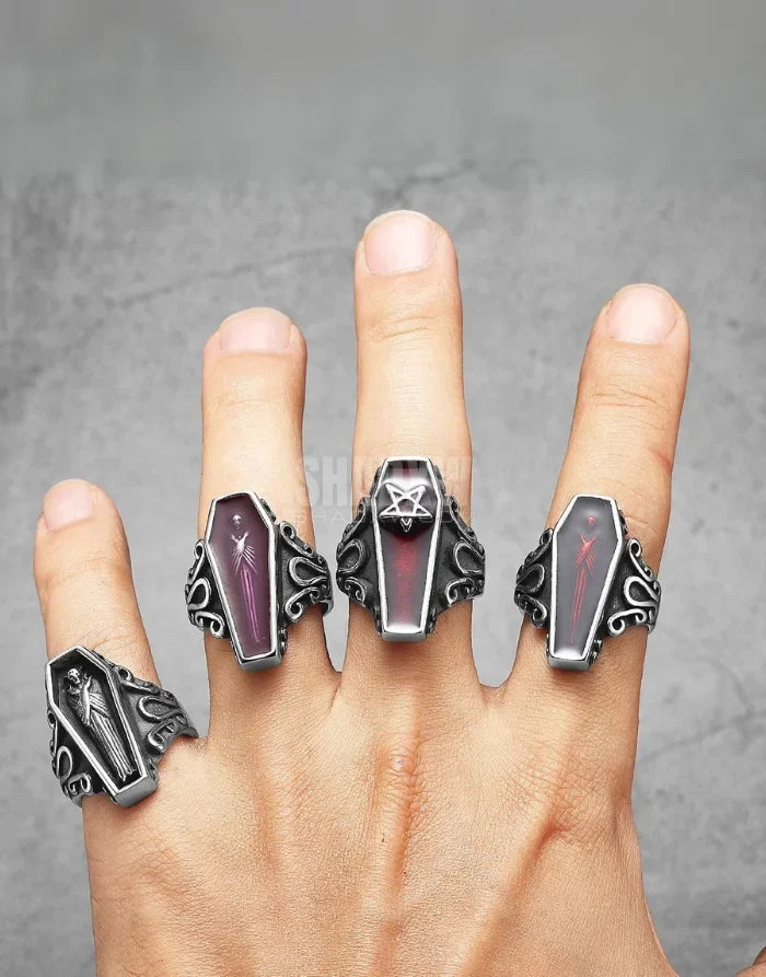Nocturne Coffin Ring — product view 3