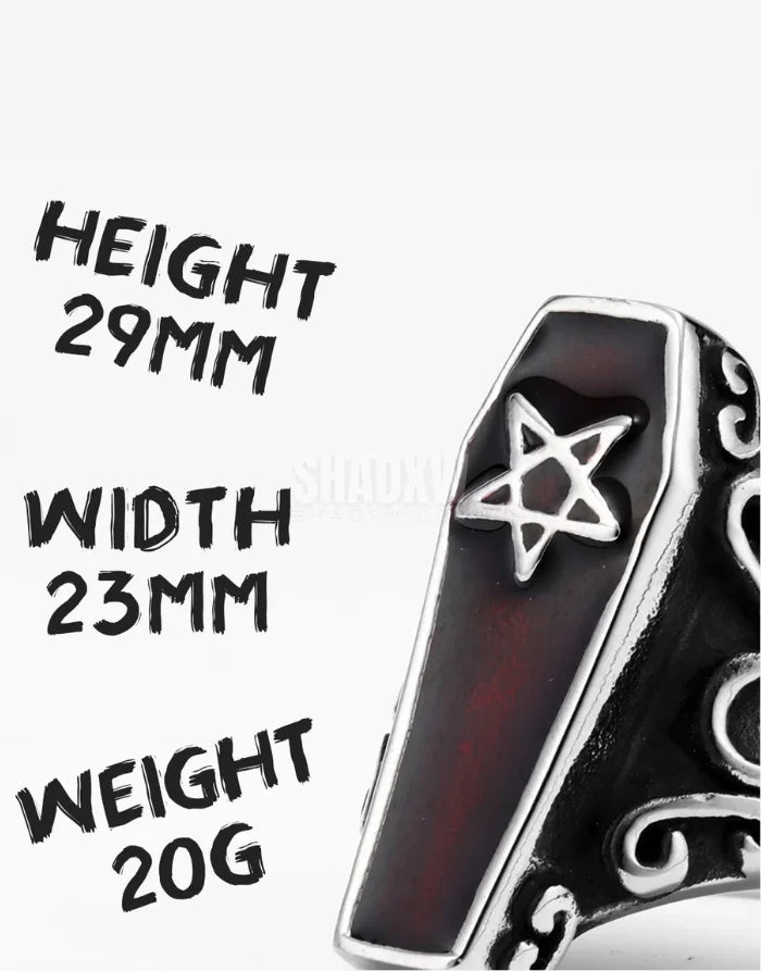 Nocturne Coffin Ring — product view 8