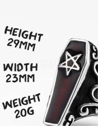 Nocturne Coffin Ring — product view 8