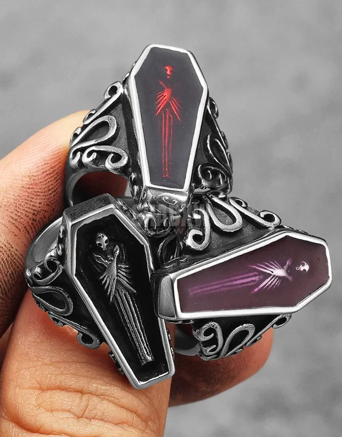 Nocturne Coffin Ring — product view 2