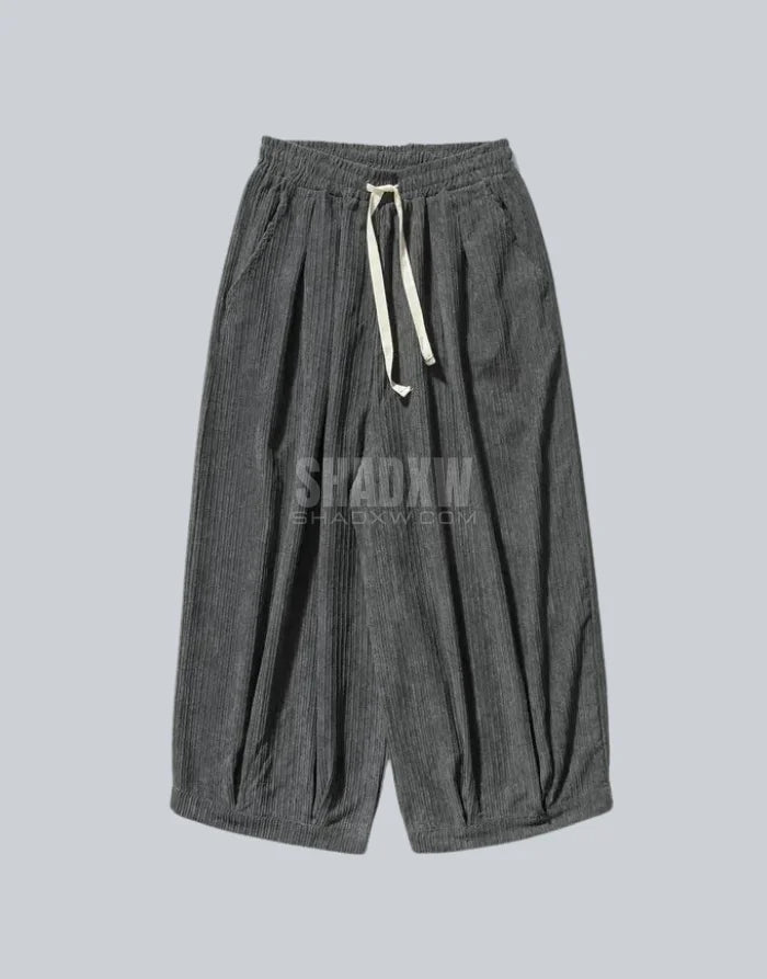 Cord Texture Hakama Pants — product view 5