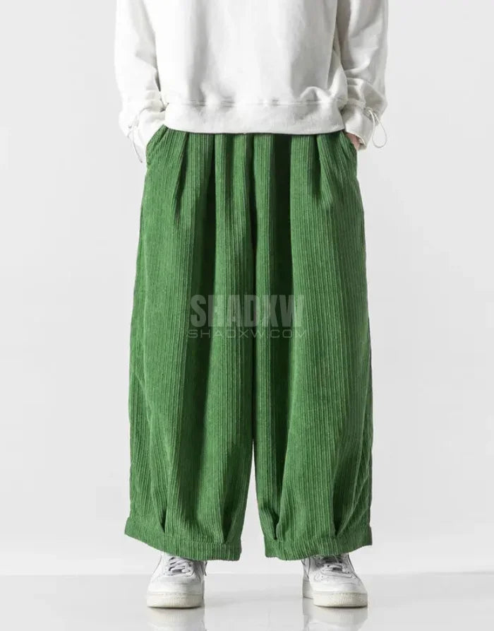 Cord Texture Hakama Pants — product view 8