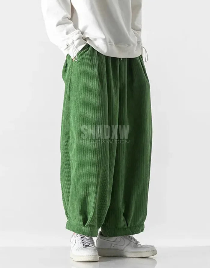 Cord Texture Hakama Pants — product view 10